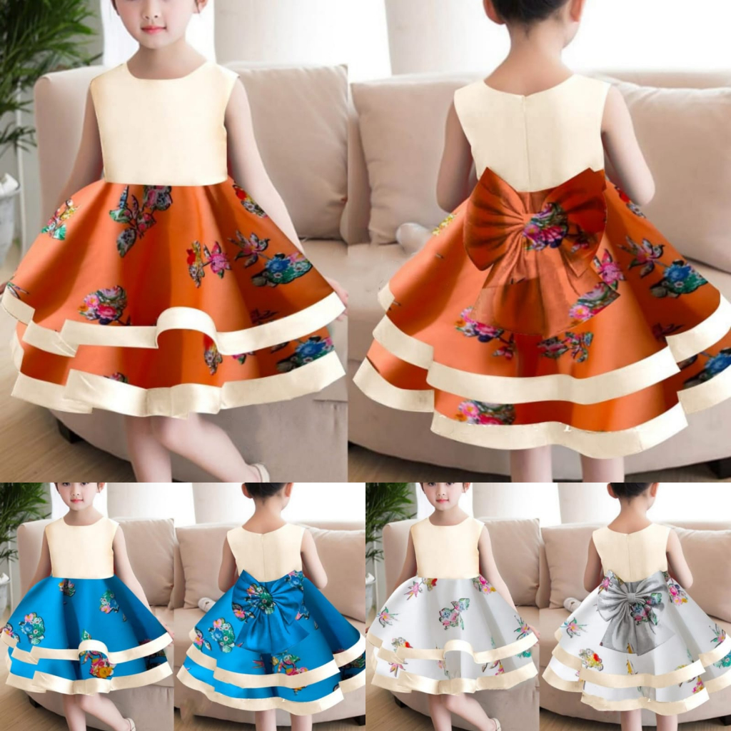 DRESS KID ADONIA NEW MOTIF / DRESS ANAK PEREMPUAN Best Seller / BISA COD