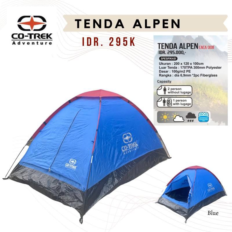 Tenda Cotrek Alpen 2p ○ Tenda kap 2-3 person