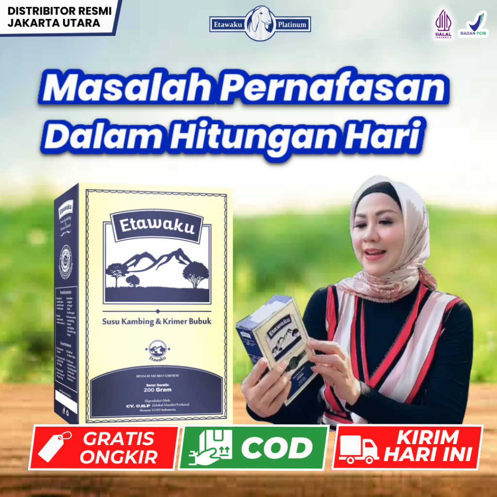 

Etawaku Platinum Original Untuk Tulang Dan Sendi Susu Etawaku Original Untuk Paru Susu Etawaku Platinum Asli Susu Kambing Etawa Bubuk Susu Kambing Dan Krim Bubuk Rasa Original 200 Gram Atasi Gangguan Pernapasan Pernafasan Dan Tulang Sendi sehat1