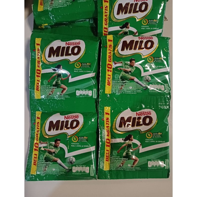 

Milo sachet 22gram
