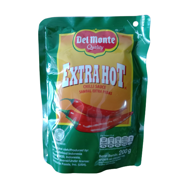 

Delmonte Saus Sambal Extra Hot 200 gram