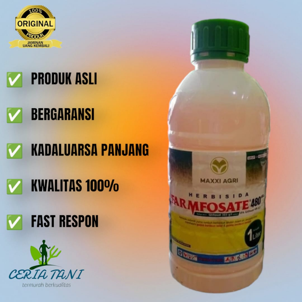 HERBISIDA SISTEMIK FARMFOSATE 480SL 1 LITER