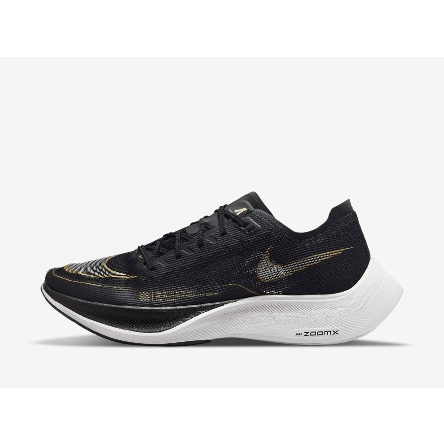 Nike Original ZoomX VaporFly NEXT% Black Metallic Gold