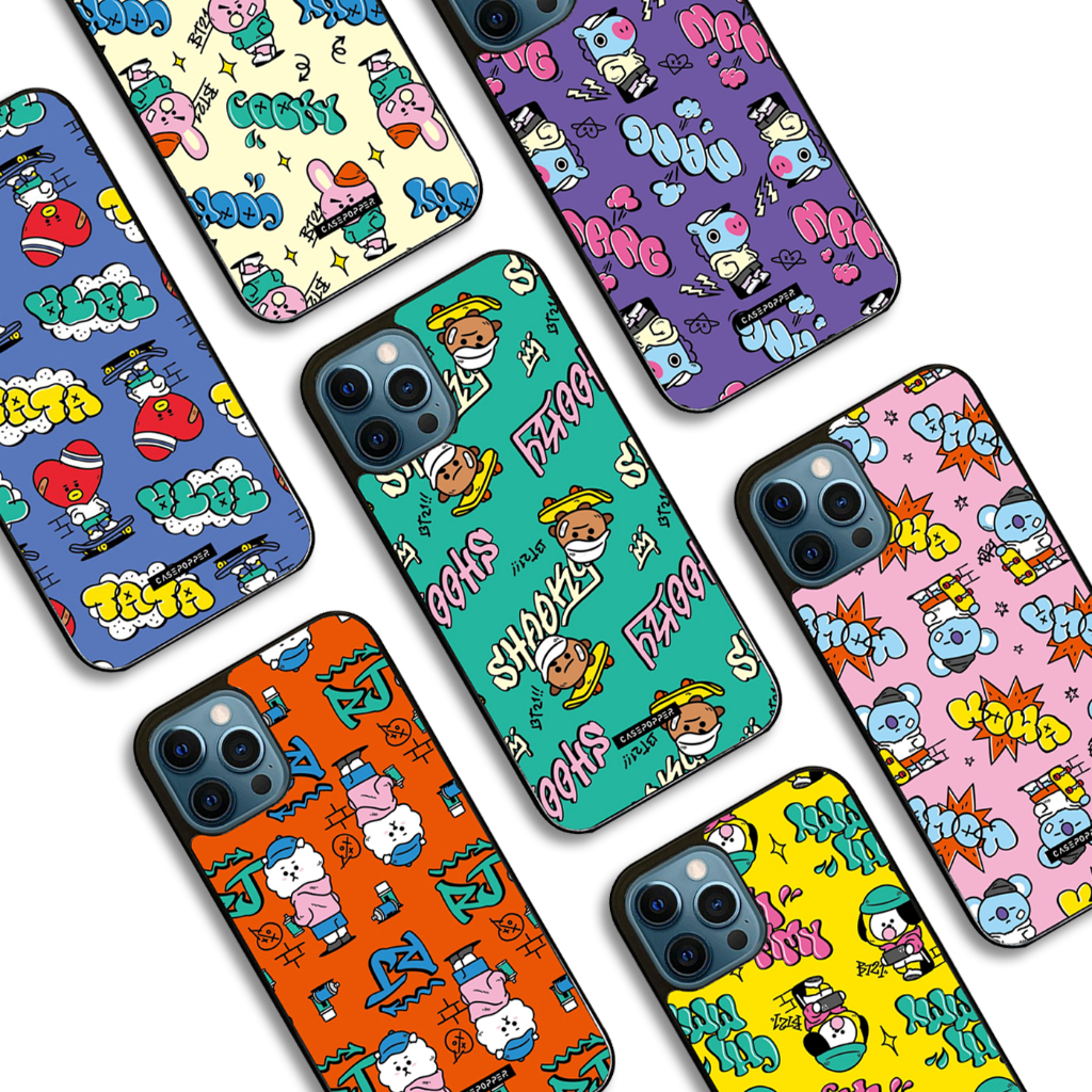 BT(21) pop colors premium case iphone android by casepopper | case hp iphone android samsung oppo vi