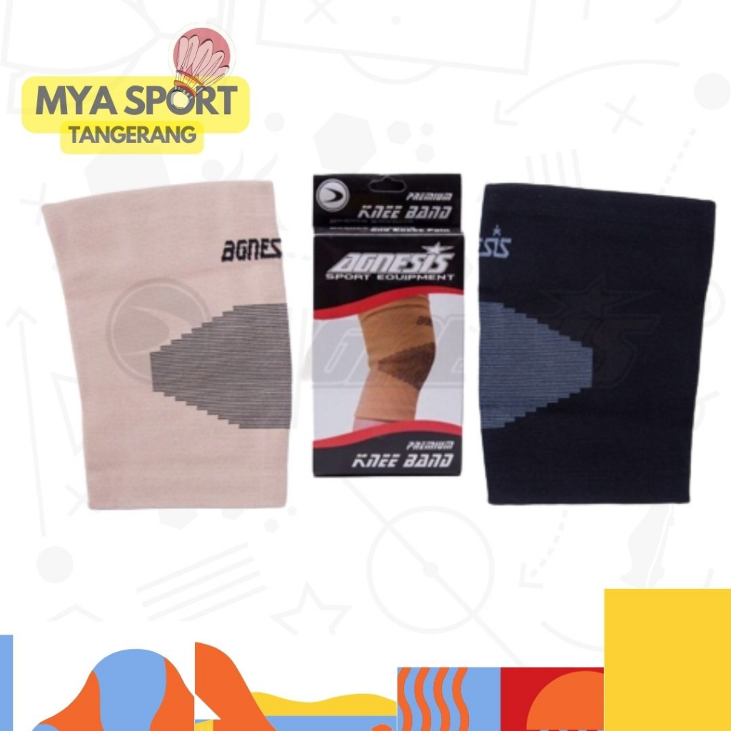 Knee Band Agnesis /  Lutut Agnesis / Deker Pelindung Lutut Dengkul Original