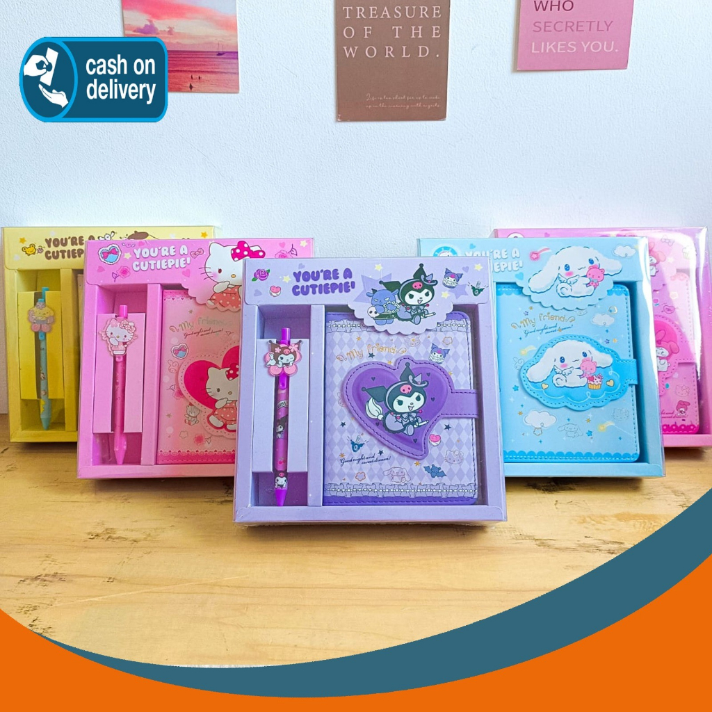 

PAKET 2 IN 1 BUKU FULLCOLOR SANRIO + PULPEN CETEK PCCK-22101 JURNAL JURNALING