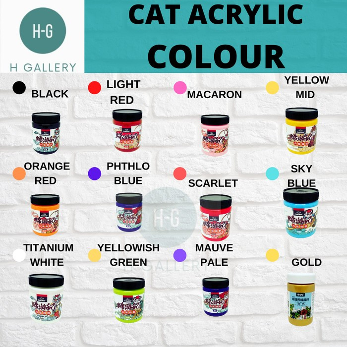 

ARIDA CAT ACRYLIC/ACRYLIC PAINT/DEMPUL SUDUT BINGKAI 300 ML(1)