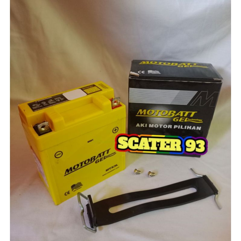 AKI ACCU MOTTOBAT AKI KERING UNTUK MOTOR RX KING RX SPESIAL RXS