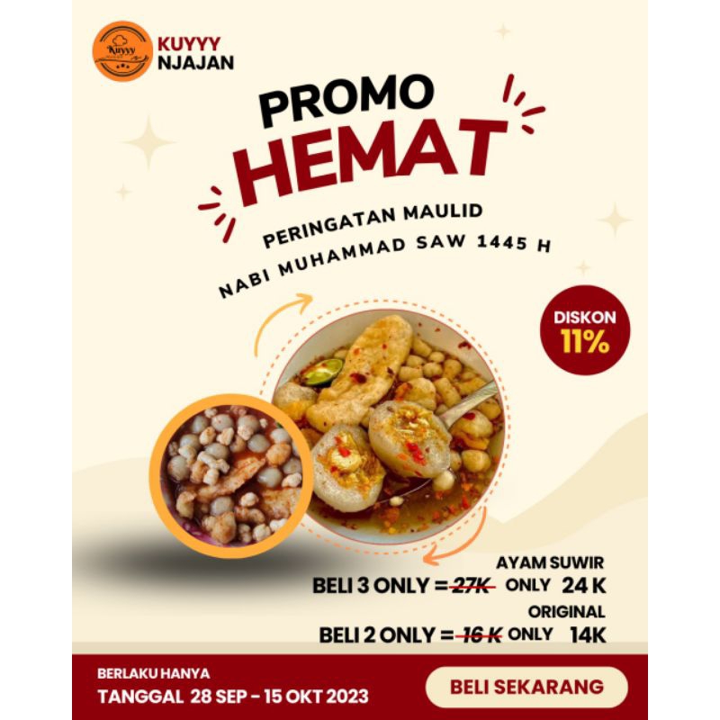 

Bakso Aci Original Paket 2pcs cuman 14k Murah Promo Peringatan Hari besar Islam