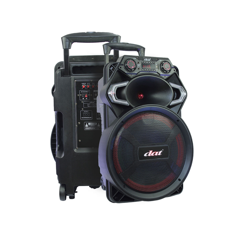 SPEAKER PORTABLE DAT DT1525 DT 1525 DT-1525 PORTABLE SPEAKER SPEAKER TROLLEY DAT