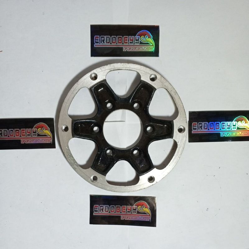 ADAPTOR DUDUKAN PIRINGAN CAKRAM TIGER REVO LOBANG 6/DUDUKAN PIRINGAN CAKRAM TIGER LAMA /MP /PLENDES 