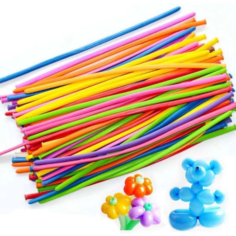 100PCS BALON TWIST / BALON PENTIL PANJANG / BALON CACING