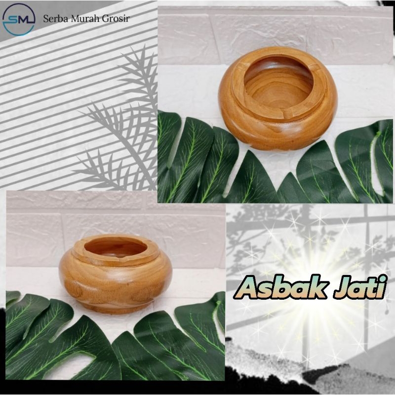 Asbak Kayu/Asbak jati/Asbak kayu jati