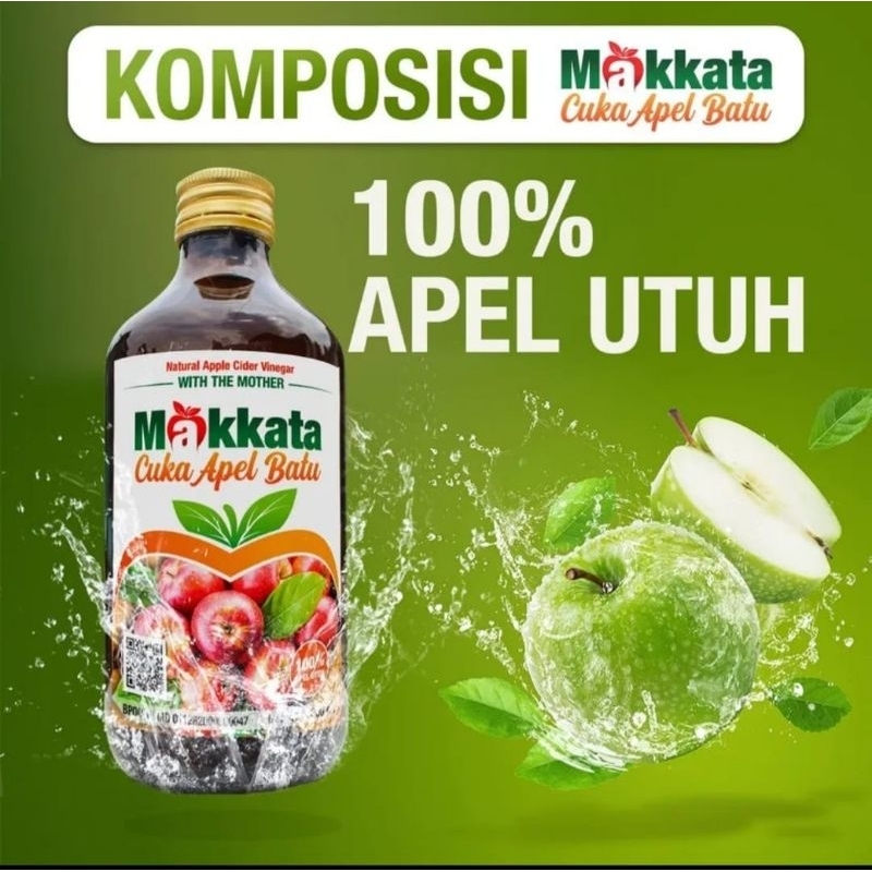 

Makkata Cuka Apel Malang Original 100% Apple Vinegar