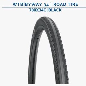 Ban luar sepeda wtb byway 34 700x34C road TCS tire blk