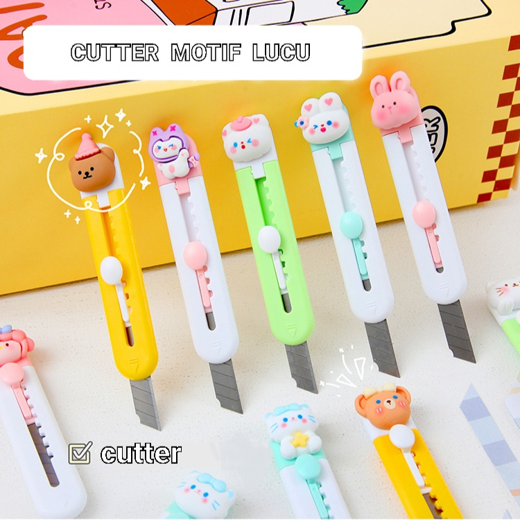 

Cutter Mini Pisau Portabel Lucu