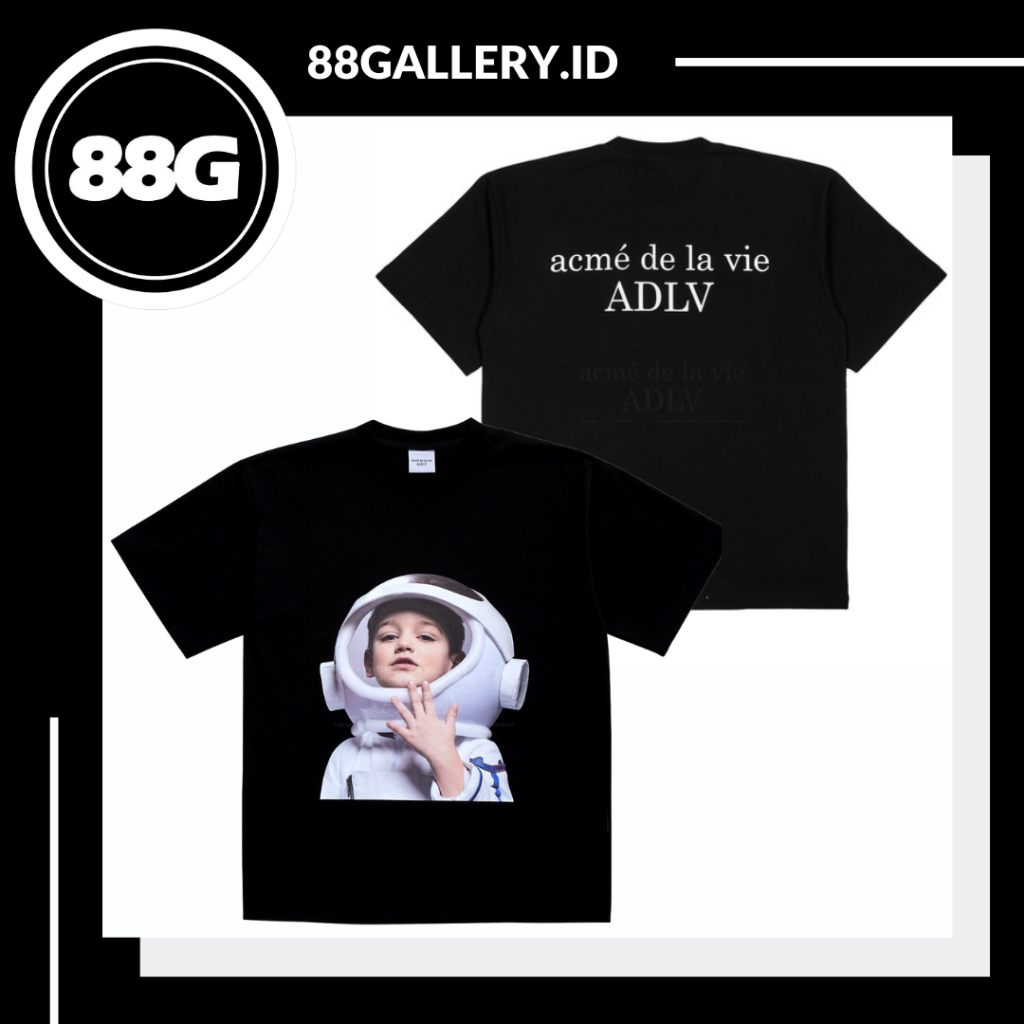 ADLV Baby Face Astronaut Black Tee