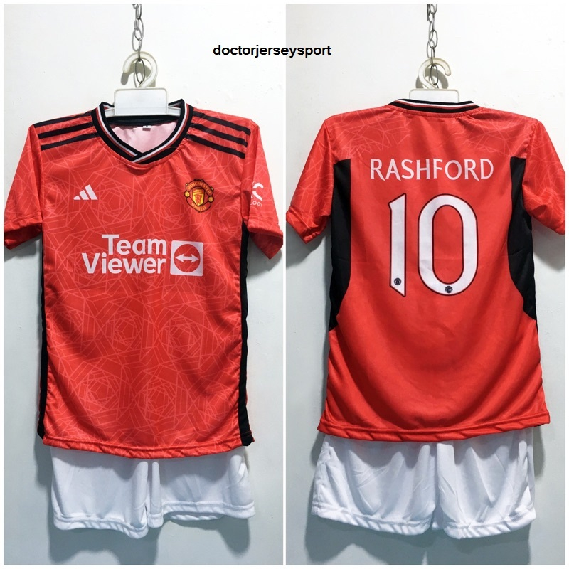Setelan Baju Bola Anak Jersey Kids Manchester United Emyu Printing
