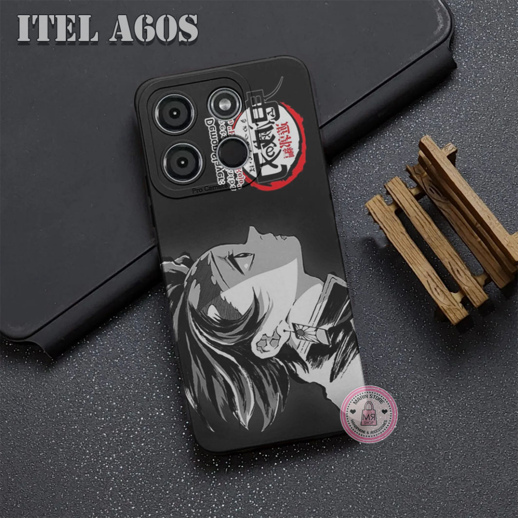 Case Procamera ITEL A60 / ITEL A60S  Silicone TPU Case Sofcase Fashion  CUTE AND KREN  Happy For Typ