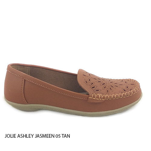 Sepatu wanita sepatu casual slip on flat sintetis murah JOLIE ASHLEY JASMEEN