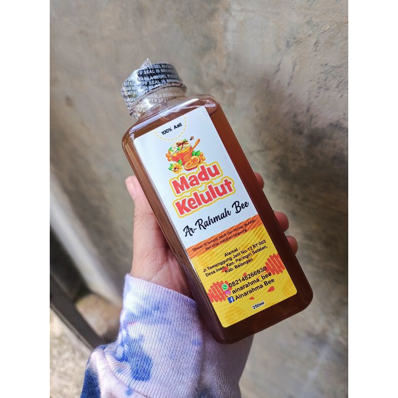 

Madu kelulut AR RAHMAH 250 ML asli kalimantan