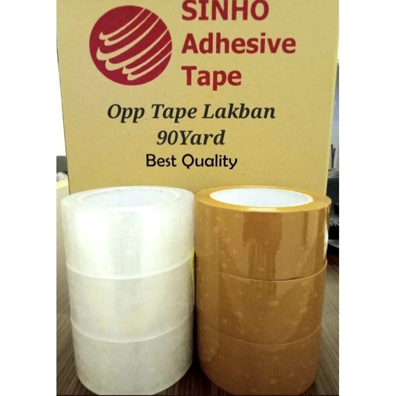

OPP Tape Lakban premium 45mm x 90 yard. daya rekat KUAT