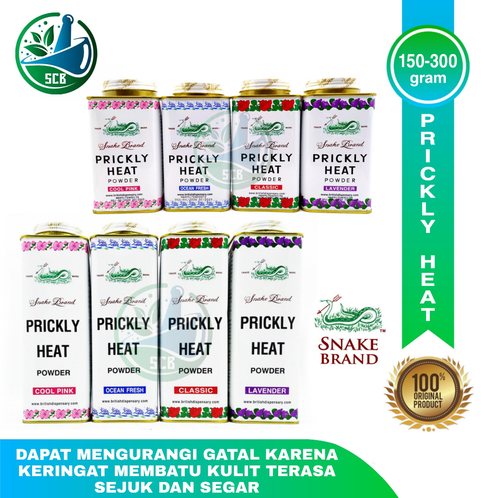Prickly Heat Varian - Bedak Gatal Cap Ular - Untuk Biang Keringat