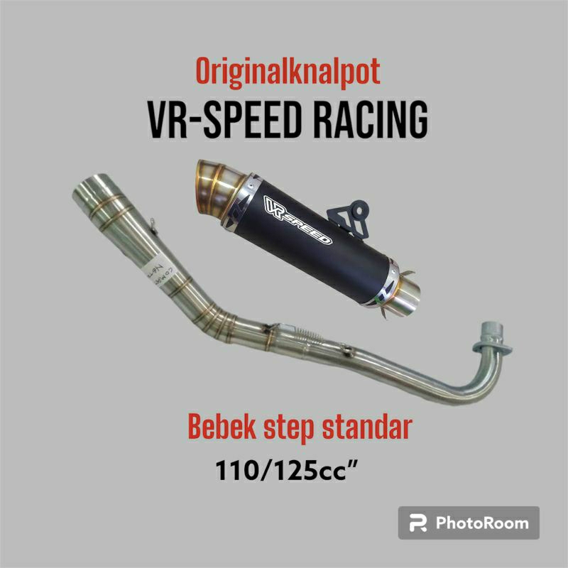 knalpot standar racing bebek 110 dan 125 VRspeed