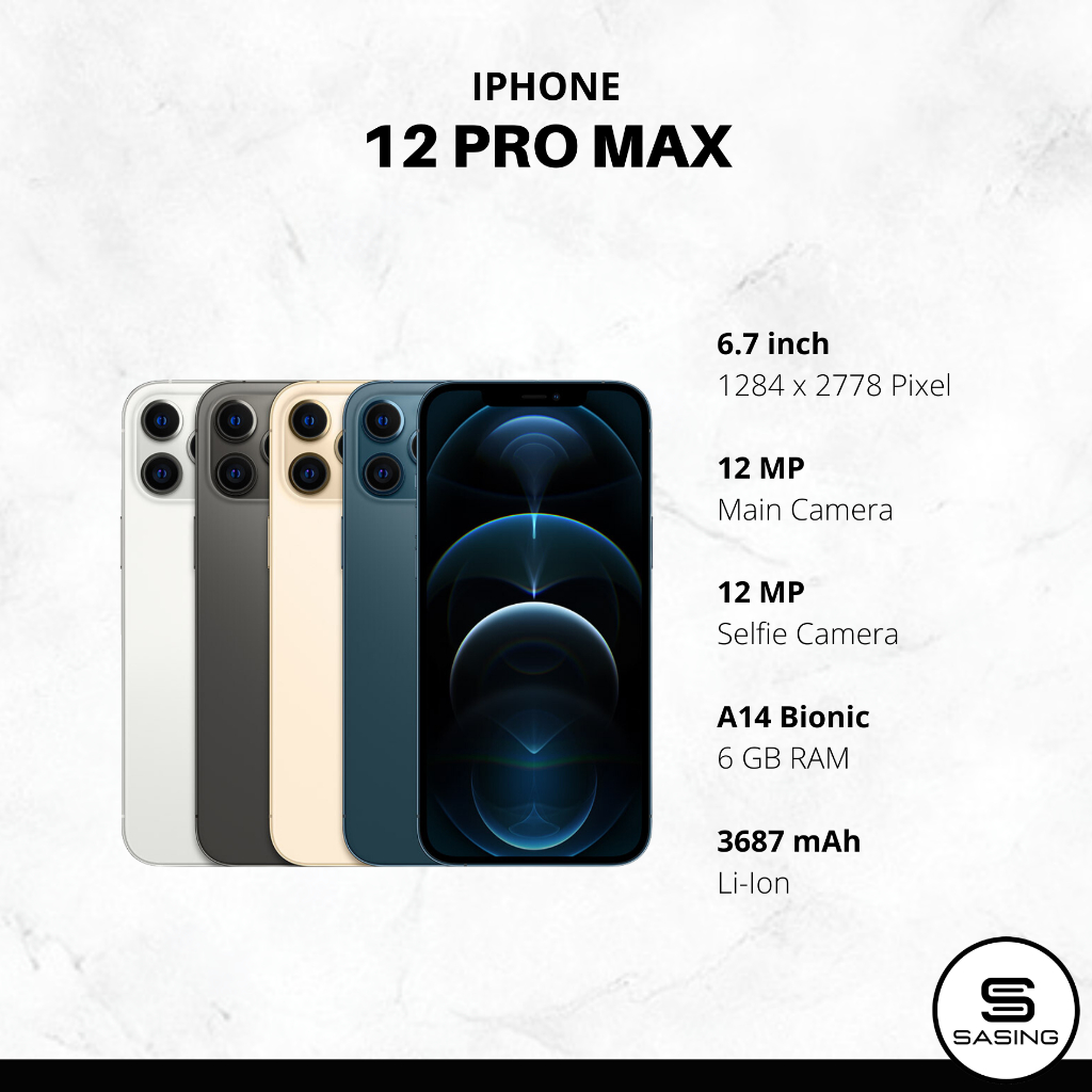 IPHONE 12 PRO MAX 128 GB SECOND ORIGINAL