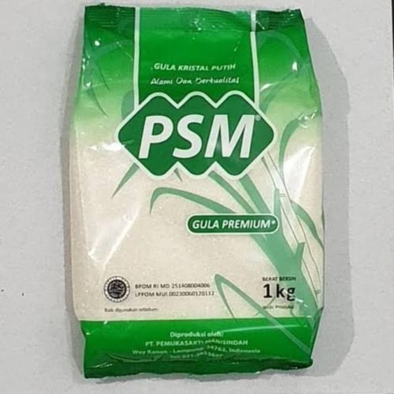 Gula pasir PSM 1Kg