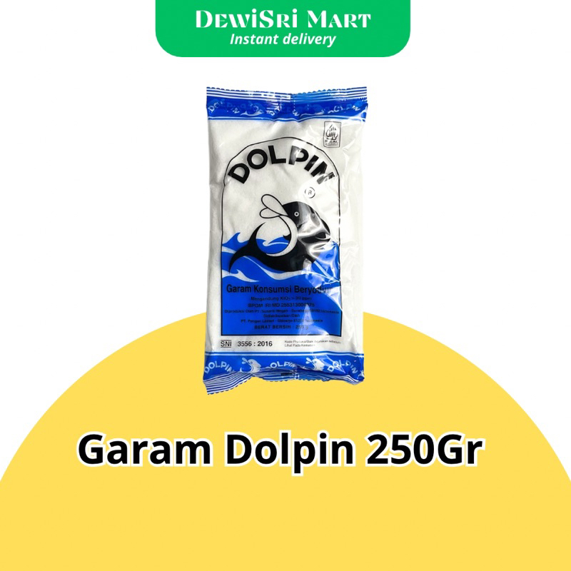 

Garam Dolphin 250gr - Dewi Sri Mart