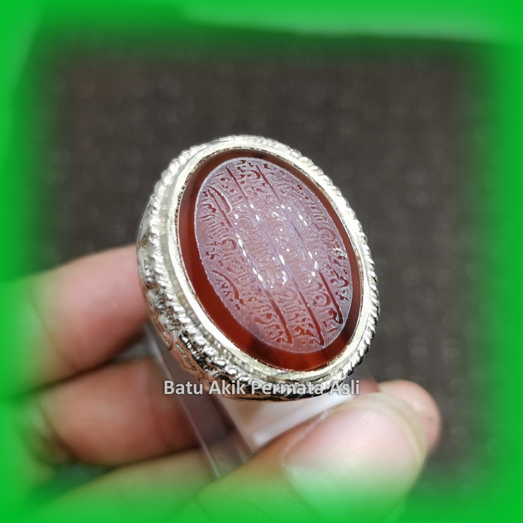 Cincin Batu Alam Yahman Khabdi Habsyi Rajah Asli Yemen