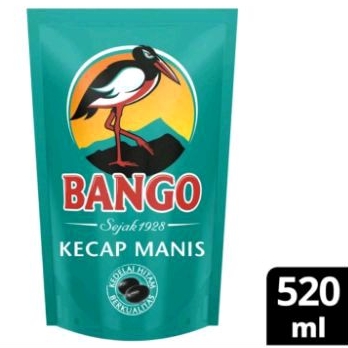 

BANGO Kecap manis kemasan Pouch 520ML