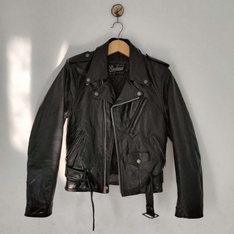 jaket kulit ramones 'rockers' not schott avirex mccoy