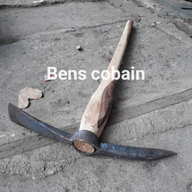 Blencong Baja Asli Ganco Cangkul Tanah Blencong Kecil dan Gagang