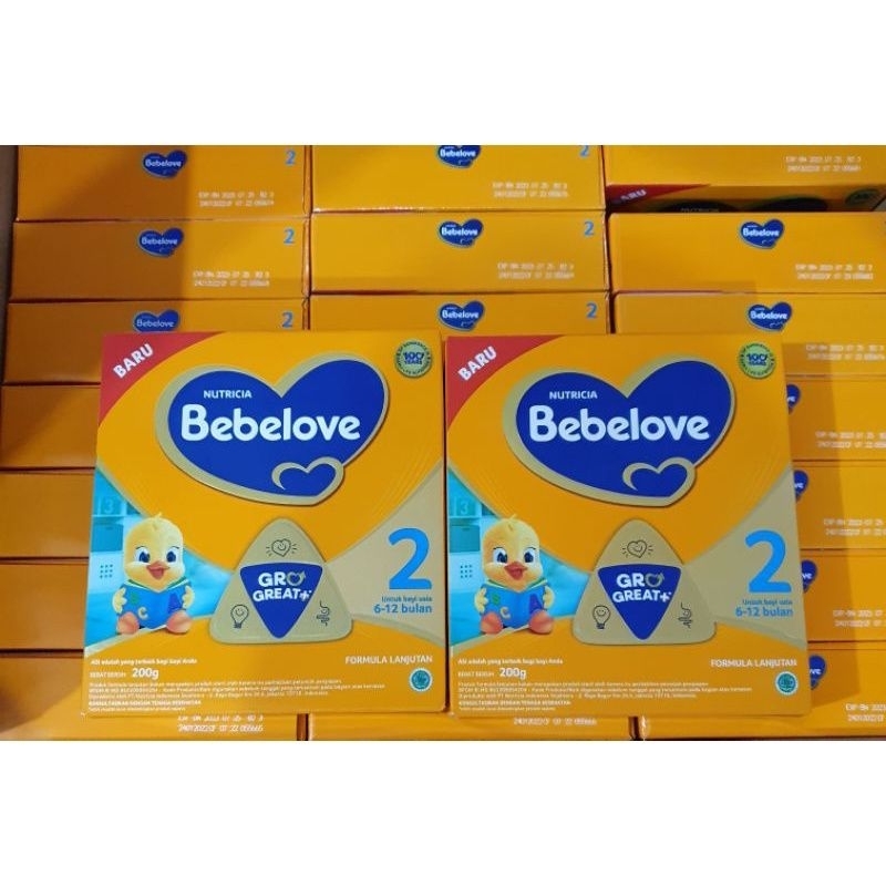 Bebelove 1 usia 0-6 / Bebelove 2 usia 6-12 / 200 gram / EXP 2026