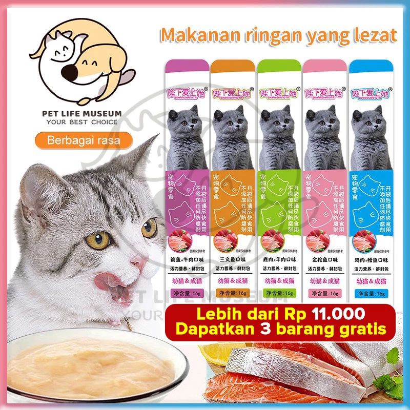 snack kucing / cemilan kucing