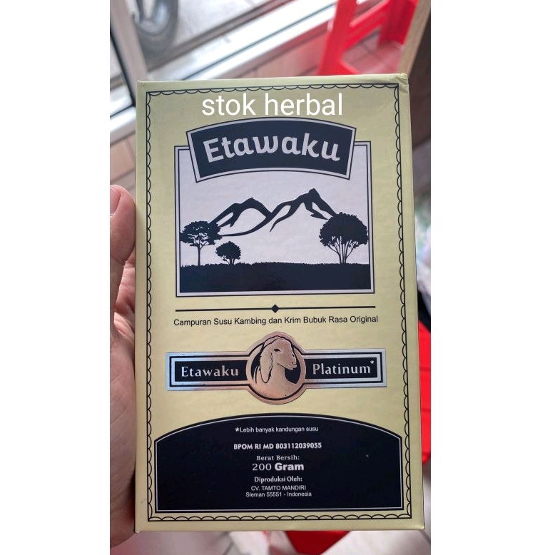 

Etawaku Platinum Susu Kambing Etawwa Bubuk Instan Mengobati Asma Sesak Nafas Cegah Osteoporosis