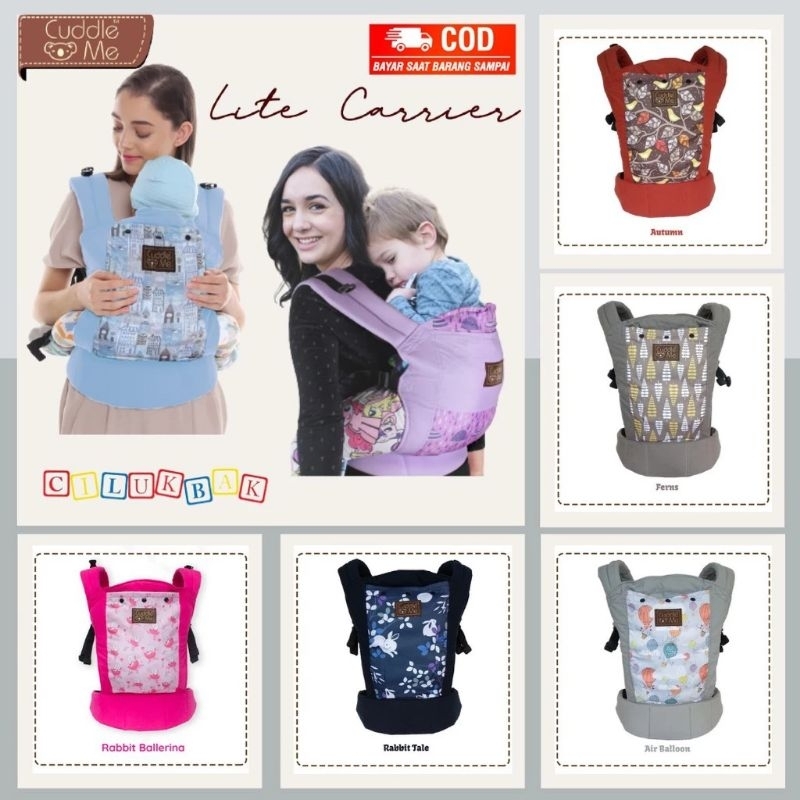 CuddleMe / Cuddle Me Lite Carrier Gendongan Bayi / Gendongan Bayi Depan