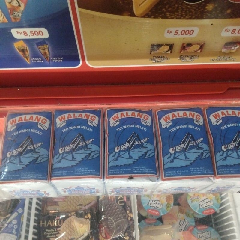 

teh walang 80 gram isi 5 pc
