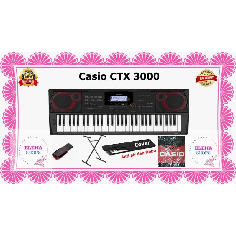 Keyboard Casio CT-X 3000/CTX 3000/CTX 3000 Garansi Resmi