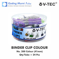 

V-TEC BINDER CLIP WARNA NO.200