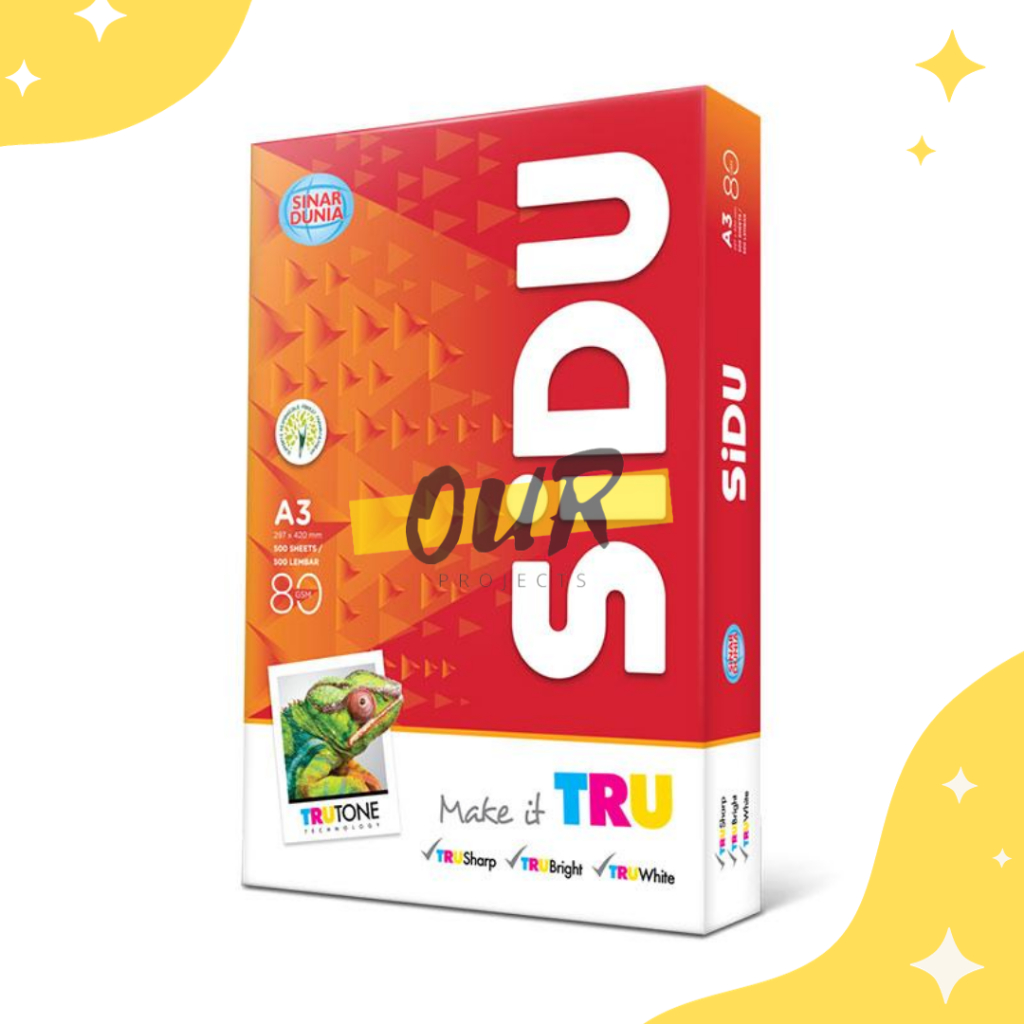 SIDU HVS A4 80 GR PUTIH, KERTAS PRINT RIM  [Our_projects]