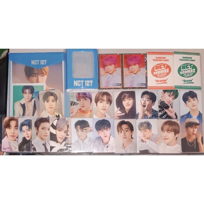 TAKE ALL PHOTOCARD HAECHAN MIMI SUSU, MARK 2 BADDIES AR MACHINE (MARK HOODIE HITAM), MARK DICON NON 