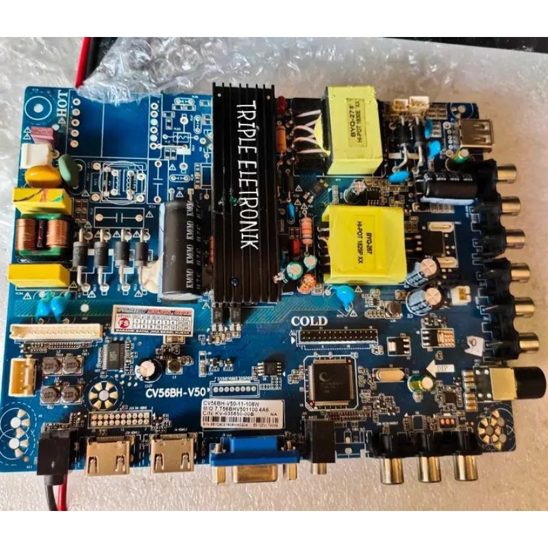 MB MAINBOARD TV LED POLYTRON MODEL PLD 43T150 43T150 ORI