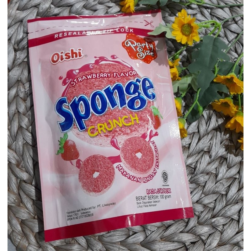 

sponge crunch oishi 100gram