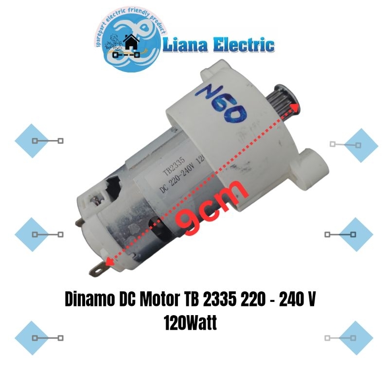 Motor AC Dinamo Part Pengganti Mesin TB 2335 DC 220 - 240 V 120W