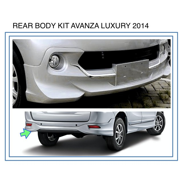 Bodykit Belakang Avanza Luxury Original Plastic
