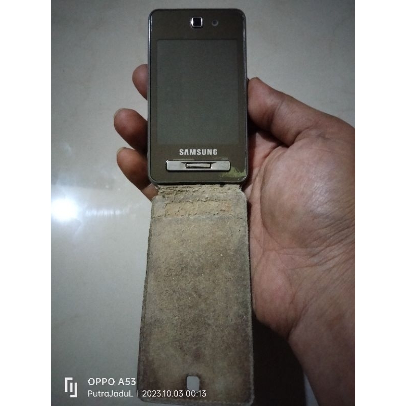Samsung SGH-F480 Bahan Gambling Original Mulus Jadul Langka Unik Imut Speaker Bass Stereo Joss Khas 