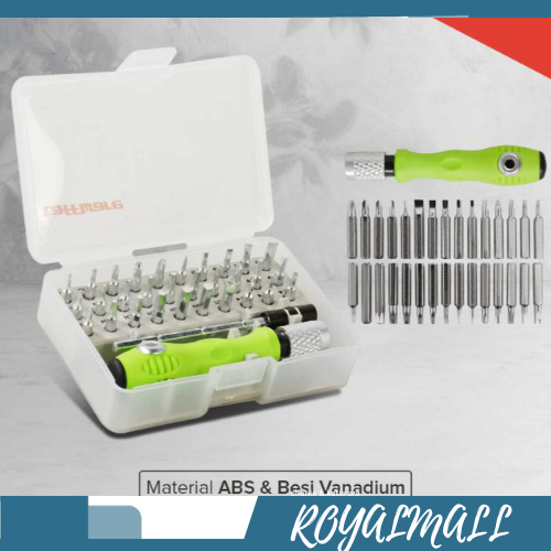 Obeng 32in1 Magnetic Screwdrivers Tool for Smartphone / Obeng Magnet Magnetik Service Hp Android Ele